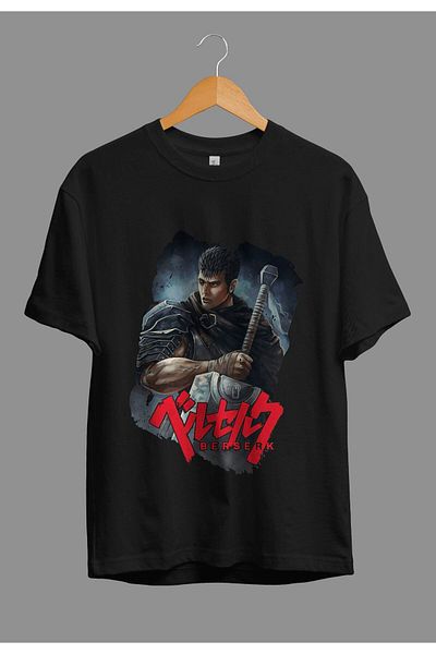 FULL TOLERANCE Τυπωμένο μπλουζάκι με σχέδιο χαρακτήρων Berserk Anime Guts
