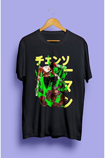 FULL TOLERANCE Chainsaw Man Denji Özel Tasarım Anime Tişört