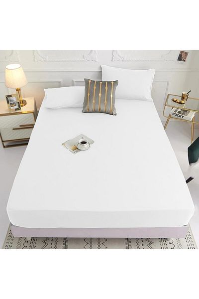 MERTİM Double Elastic Fabric Sheet + 2 Pillowcases