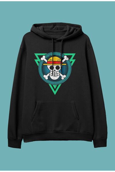 FULL TOLERANCE Υπερμεγέθη One Piece Ψάθινο καπέλο Έμβλημα Anime με στάμπα ειδ...