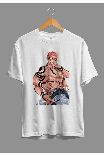 FULL TOLERANCE Μπλουζάκι με τυπωμένο σχέδιο χαρακτήρων Anime Jujutsu Kaisen Sukuna Ryomen