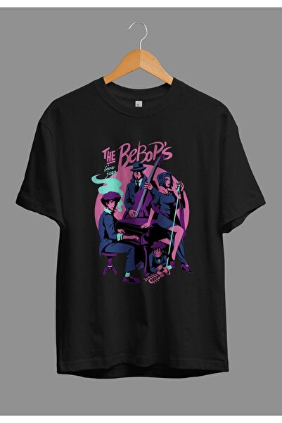 FULL TOLERANCE Μπλουζάκι με τυπωμένο σχέδιο Anime Oversize Cowboy Bebop Chara...