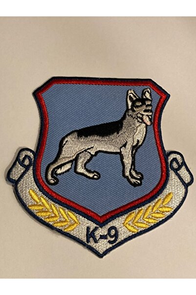 StüdyoÜmitTişört رقعة كلب الذئب K9 - تزوير، حجاب، رقعة جينز