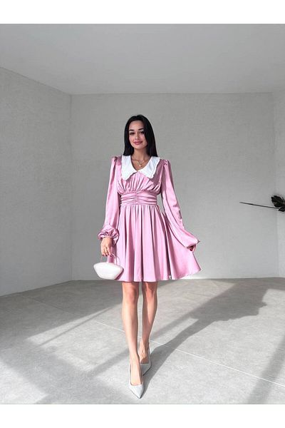popibutik SATIN FABRIC DRESS