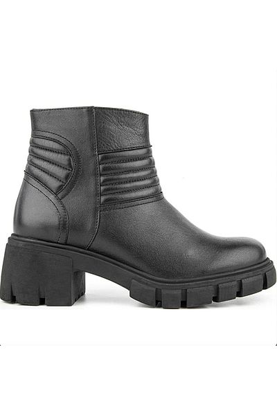 Muya Keiih 6 Point Anatomical Sole Genuine Leather Zippered Women's Boots