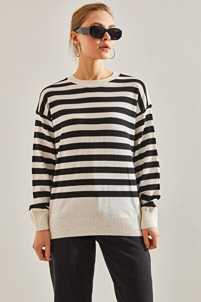 Bianco Lucci Pruhovaný dámský svetr