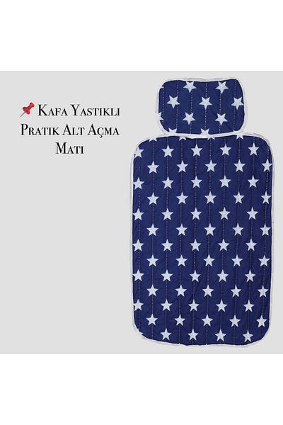 MorBebe Practical Diaper Changing Mat Cushion Diaper Changing Pad Care Cover (DARK BLUE)