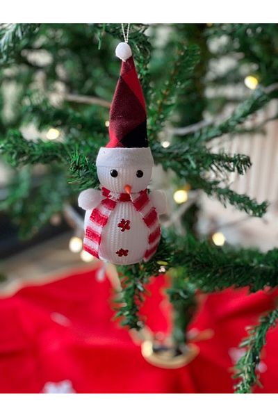Masalsı Concept New Year - Luxury Christmas Ornament Snowman, Luxury Pine Tree Ornament