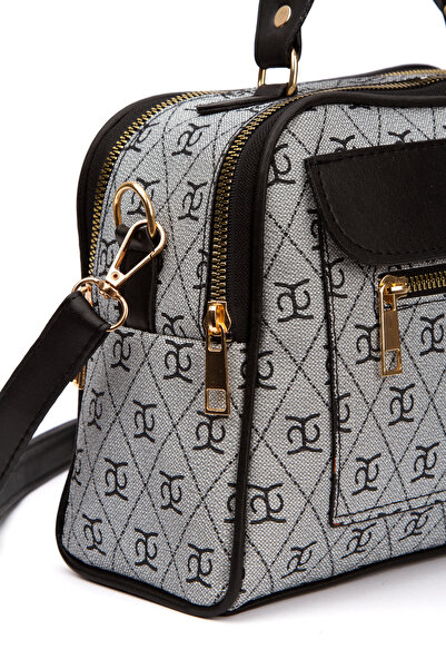 Linatigers Women's Patterned Cross Strap Hand and Shoulder Bag