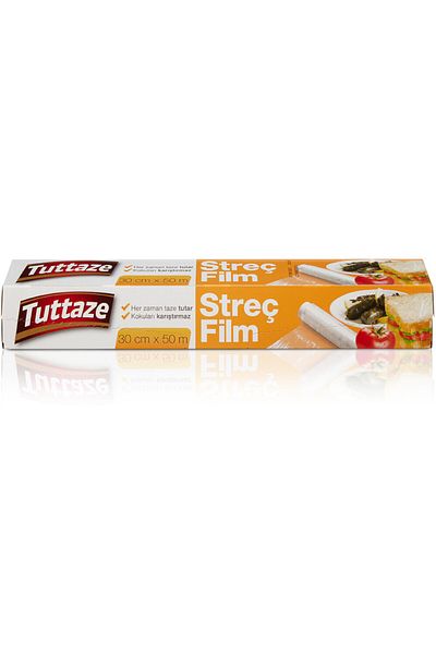 Tuttaze 5 Pieces Stretch Film - 30 Cm and 50 M