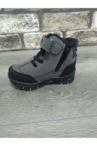 Bukond Άνετη γούνα εσωτερικά Ορθοπεδική σόλα Αθλητικά εξωτερικού χώρου Παιδικά μποτάκια με φερμουάρ Velcro