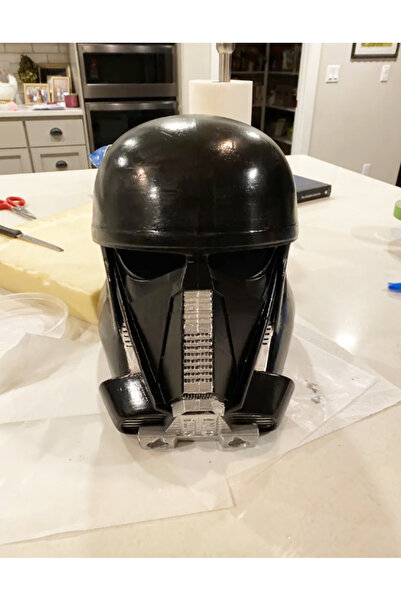 TuransoyCraft Starwars Deathtrooper Kaskı Cosplay Starwars Death Trooper Kask Giyilebilir