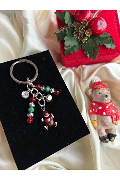 PEONY peonyofficiall Breloc de Anul Nou Cookie Man din sticlă de Murano Acces...