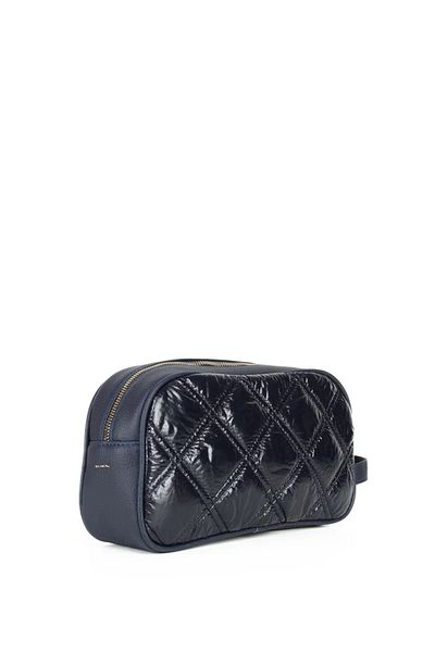 MORCA Personal Shaving & Make-up Care Bag Kapitone Petrol