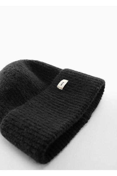 MANGO Kids Beret dzianinowy