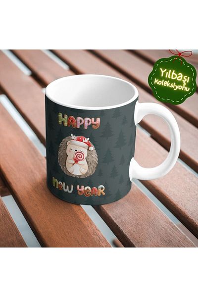 Wicopy Christmas Mug Gift Happy New Year Deer Snowman Christmas Snow Globe New Year Christmas