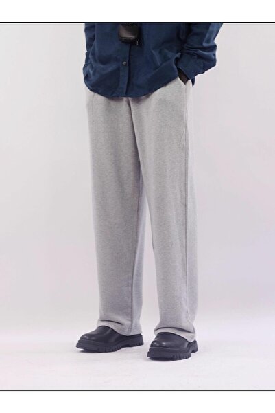 FİTGO بدلة رياضية فضفاضة باللون الرمادي