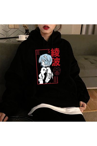 Touz Anime Neon Genesis EvangelionOversize Hoodie