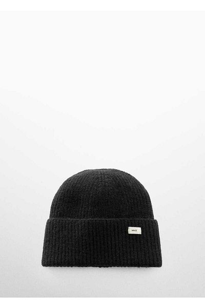 MANGO Kids Beret dzianinowy