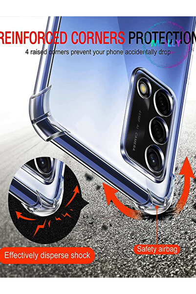 Molly Anti-Shock Transparent Silicone Case with Reinforced Corners for Oppo A74