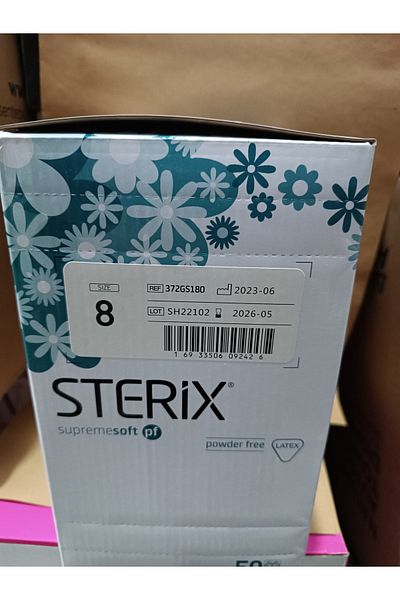 Van Sterix Supremesoft Pf No 8 Powder-Free Surgical Gloves