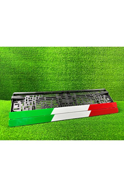 Plakam54 Italya Renkleri 3d Kabrtmalı Pleksi Araba Plakalığı 1 Takım