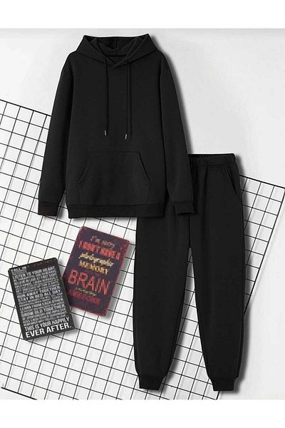 Elvino Σετ φόρμας Unisex Oversize με κουκούλα
