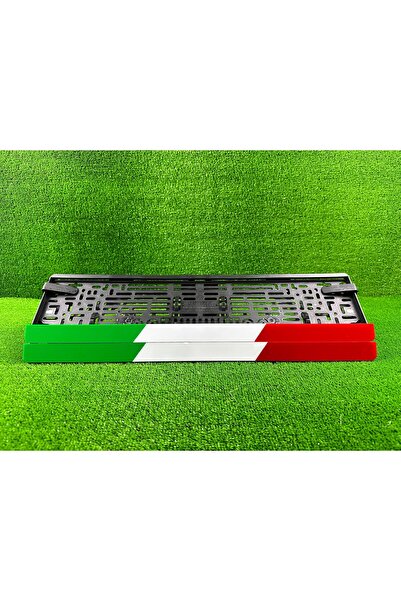 Plakam54 Italya Renkleri 3d Kabrtmalı Pleksi Araba Plakalığı 1 Takım