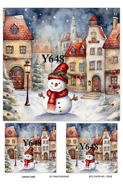 LİNEART LineArt Brass Decopage Paper LA-Y648
