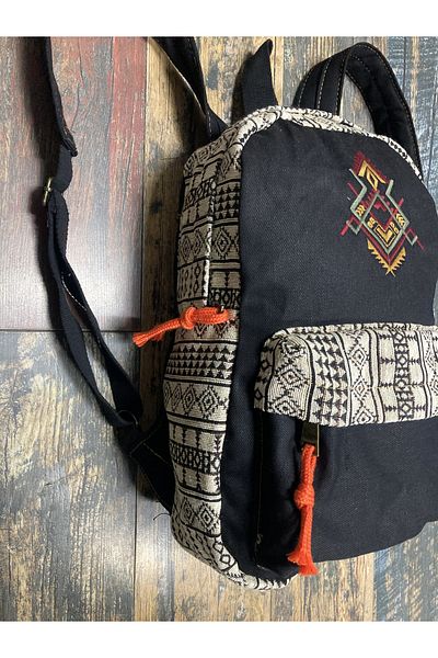 Street Bag Nubi Ethnic Αυθεντικό Σακίδιο πλάτης με μοτίβο Κεντημένο Σακίδιο πλάτης Bohemian Καθημερινή χρήση Ταξίδι