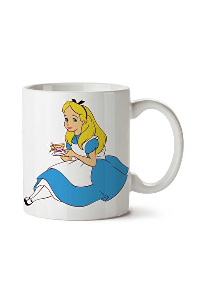 ART HEDİYE كوب أليس-PNG-HD مطبوع على الجانبين