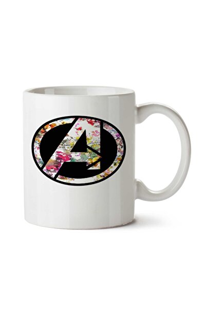 ART HEDİYE كوب Avengers Flowers.png مطبوع على الجانبين