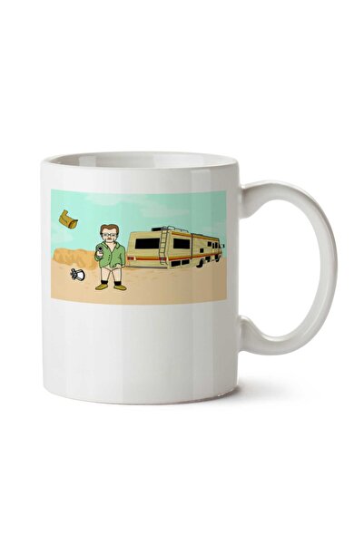 ART HEDİYE كوب مطبوع على الجانبين من Breaking Bad Caravan