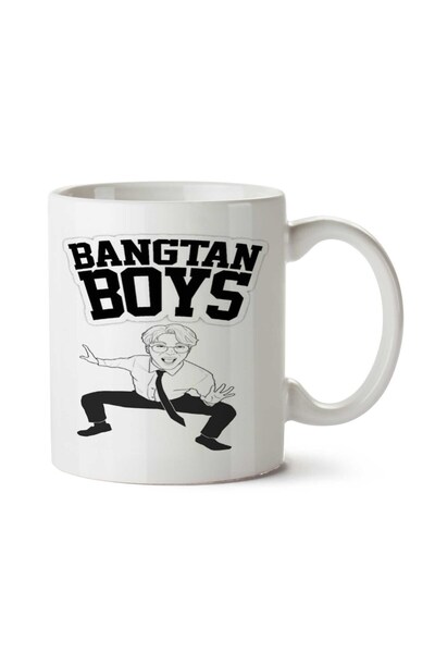 ART HEDİYE كوب Bangtan Boys BTS.png مطبوع على الجانبين