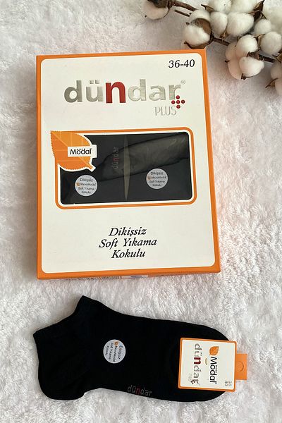 Dündar Scented Bamboo 12-Piece Booties Socks