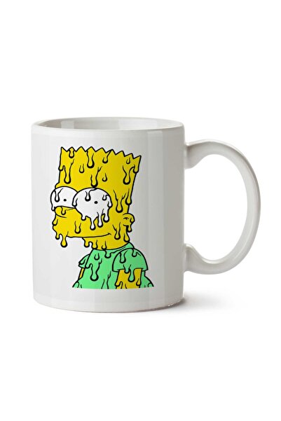 ART HEDİYE كوب بارت سيمبسون يذوب.png مطبوع على الجانبين