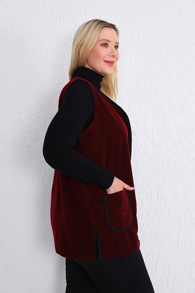 Kardelen Butik Ümraniye Plus Size Fleece Vest