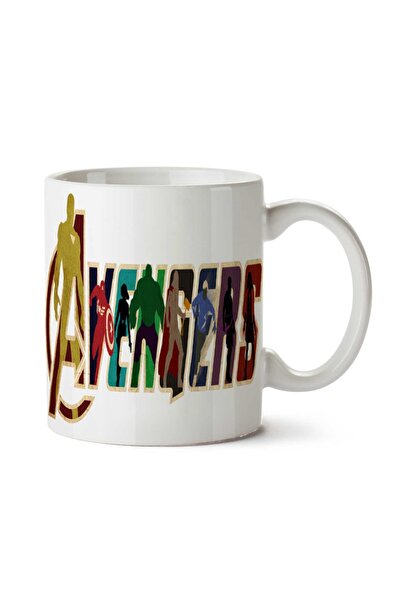 ART HEDİYE كوب Avengers Logo.png مطبوع على الجانبين