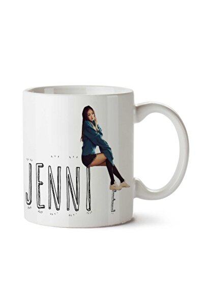 ART HEDİYE Blackpink Jennie.png Two Sided Printed Mug
