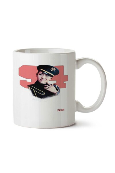 ART HEDİYE BTS - كوب RAP MONSTER مطبوع على الجانبين