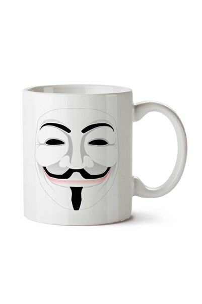 ART HEDİYE كوب مطبوع على الجانبين من Anonymous-Mask-PNG-Mesh
