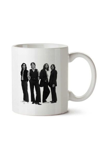 ART HEDİYE كوب مطبوع على الجانبين من The Beatles Group Music.png
