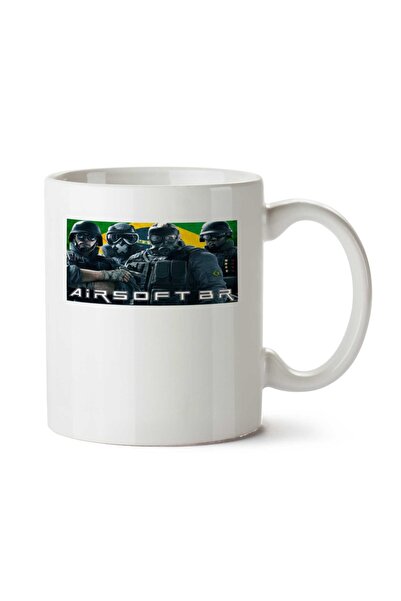ART HEDİYE كوب Airsoft البرازيل مطبوع على الجانبين