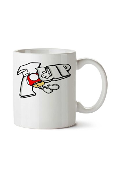 ART HEDİYE كوب مطبوع على الجانبين من 1 UP Seven Up