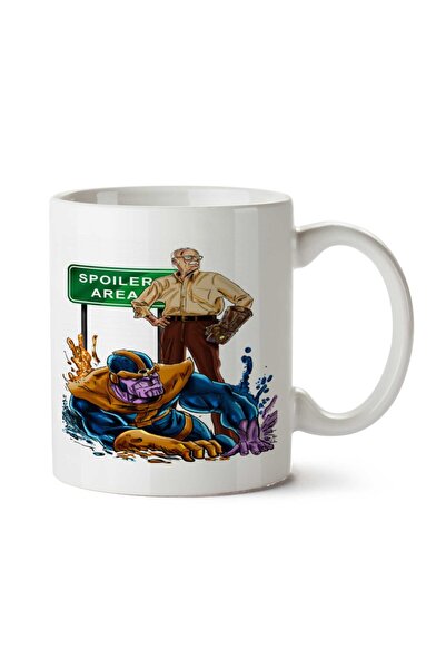 ART HEDİYE كوب Avengers Infinity War Lee Spoiler.png مطبوع على الجانبين