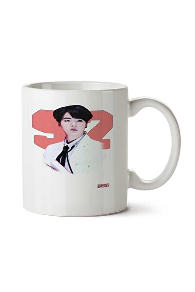 ART HEDİYE BTS - كوب SEOKJIN مطبوع على الجانبين