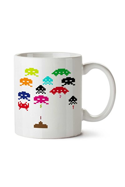 ART HEDİYE Atari Galaxia Two Sided Printed Mug