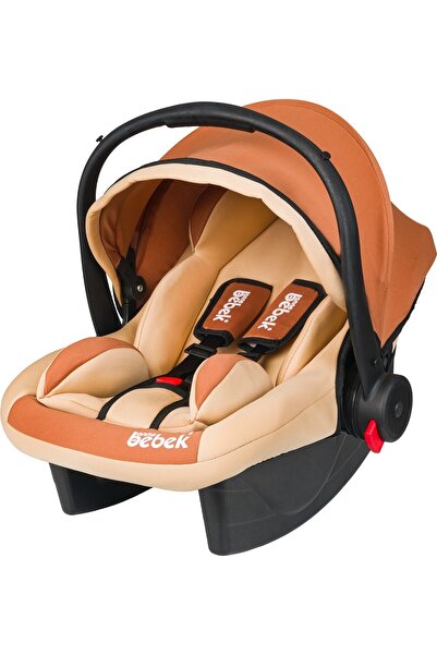 AB ANNE BEBEK Lüx Pedli Anakucağı Bebek Taşıma Puseti Ve Oto Koltuğu Bej-gold