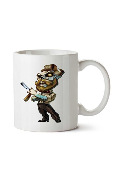 ART HEDİYE كوب باربيرو Caveira.png مطبوع على الجانبين