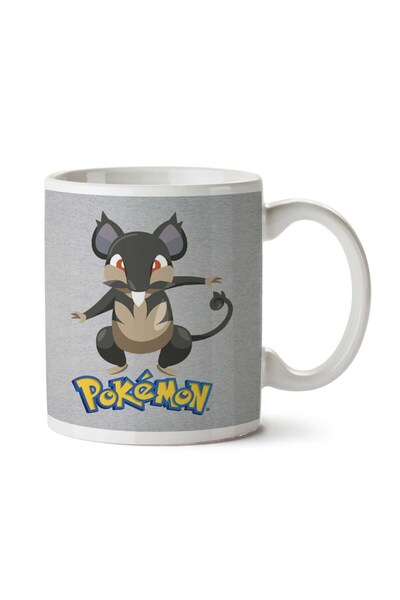 ART HEDİYE Alola Rattata Pokemon Sun Moon Two Sided Printed Mug